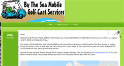 Desktop Screenshot of bytheseamobilegolfcarts.com